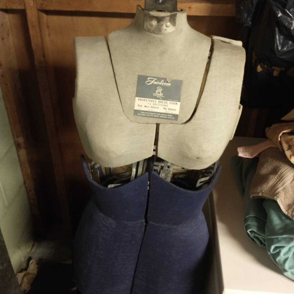 Tailor's Dress Form - Blue